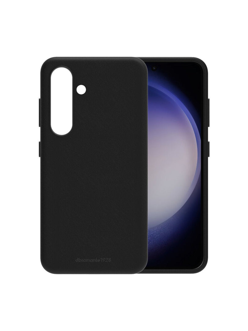 DBRAMANTE1928 Roskilde Housing Rear Phone Mobile Phone Leather Black Samsung Galaxy S24