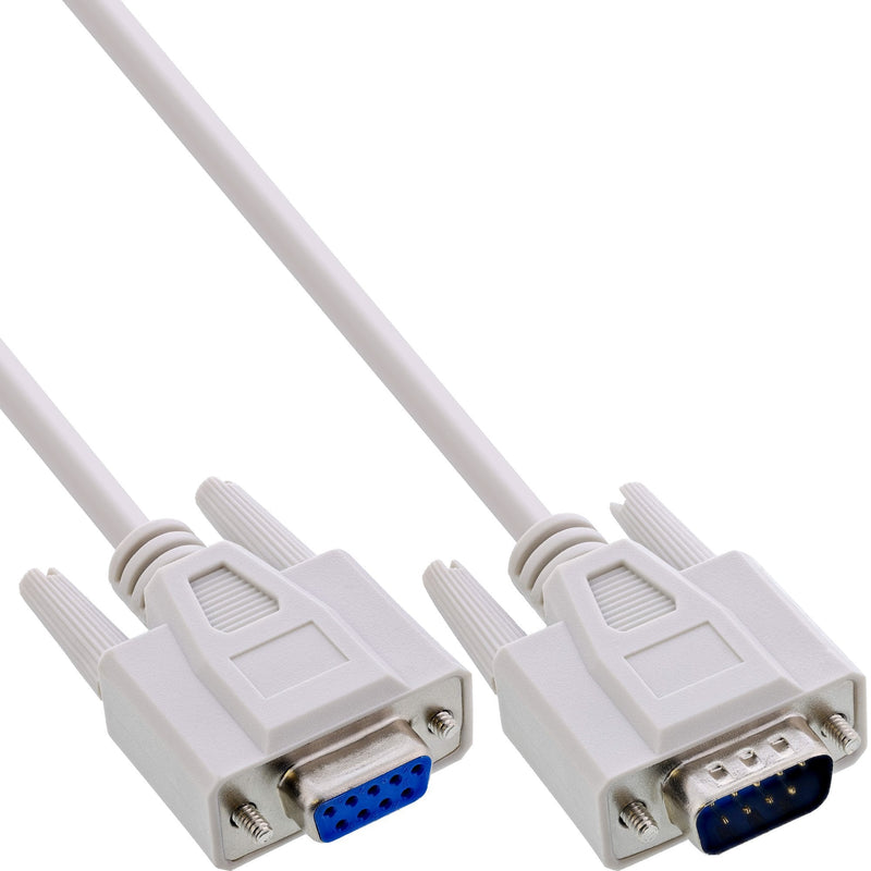 Inline 40ER Bulk-pack ® Serial Cable Molded DB9 Male a Female 1:1 Grey 2M