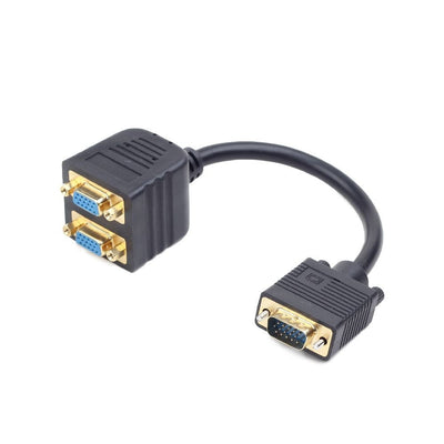 Gembird Cable VGA Alargo Duplicador (d-sub) Black 0.20M — image 1