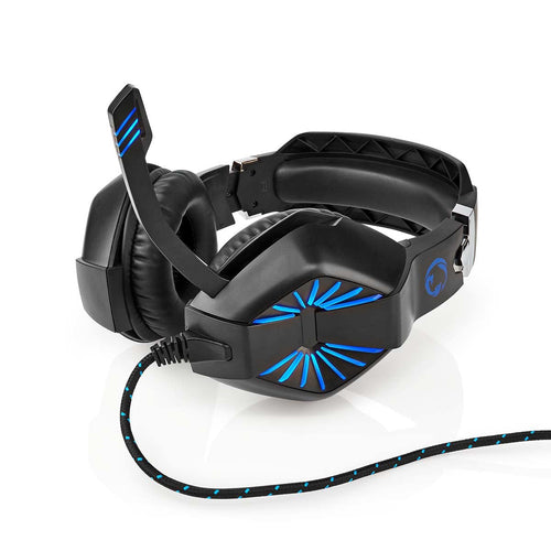 Nedis Headphones Gaming Supraaural Stereousb Type-a / 2X 3.5MM/ Micrfono 2.20M LED — image 1