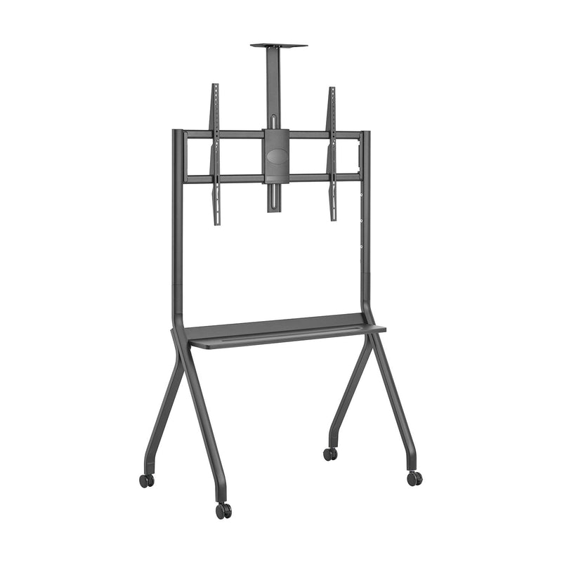 Aisens Stand Floor Pro With Wheel 1 Tray And Stand Camera Screen Interactive/TV 120KG 55-100, Black