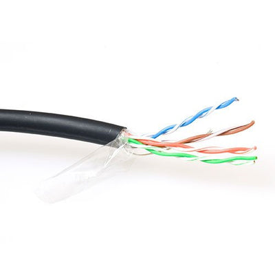 CAT.5E F UTP Lszh Stranded Patch Black 100M — image 1