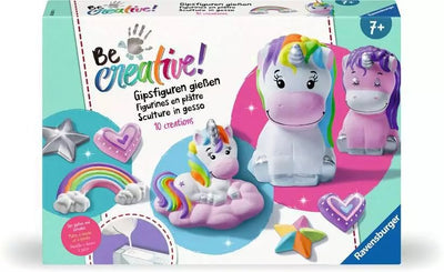 Ravensburger Set Of Manualidades Diy Figuras Yeso Moldeando Unicornios, Manualidades 25531 — image 1