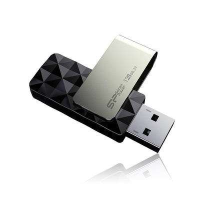 Silicone Power Blaze B30 8GB, USB 3.0, Silver — image 1