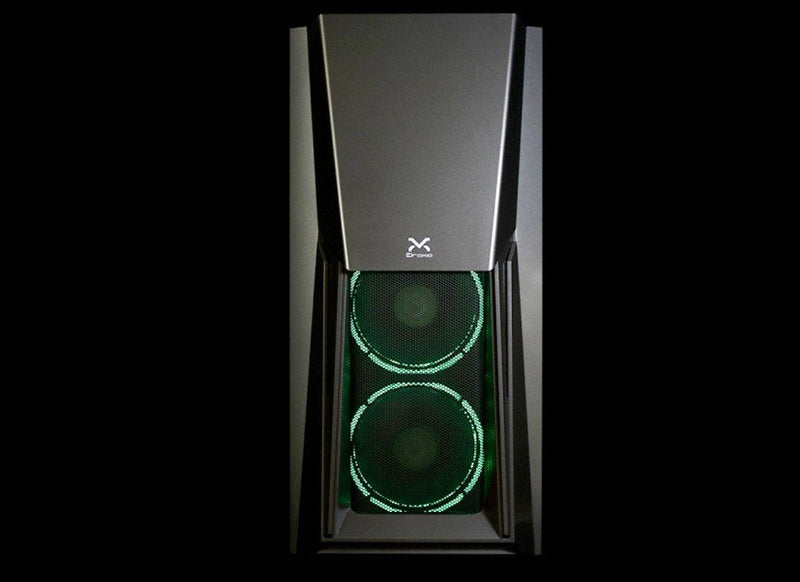 Droxio PC Case Gaming Burner Lat. Glass Templad