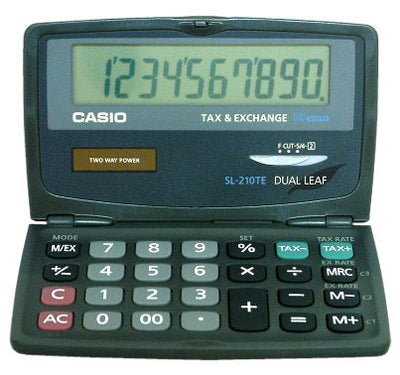 Casio SL-210TE Taschenrechner — image 1