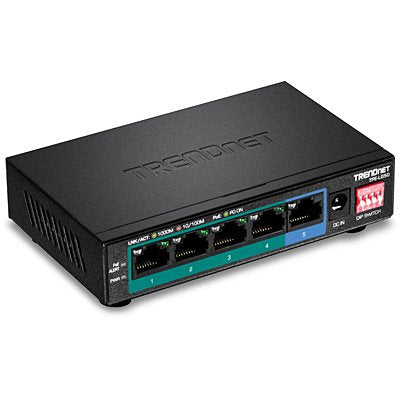 Trendnet TPE-LG50 Switch Gigabit Ethernet (10/100/1000) Black Energía Sobre Ethernet (PoE)