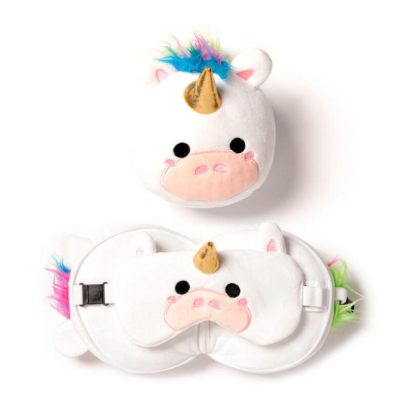 Pillow Travel Antifaz Unicornio Resteazzz