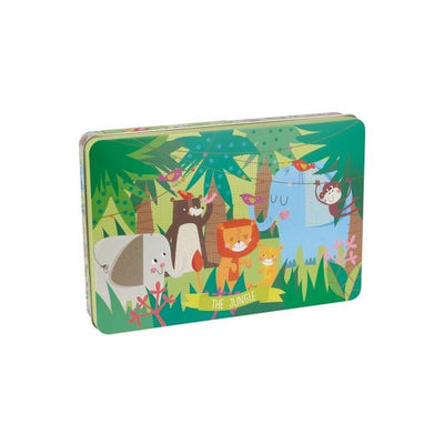 Apli Puzzle Temática Jungla 24 Pieces Box Metálica + 3 Years — image 1