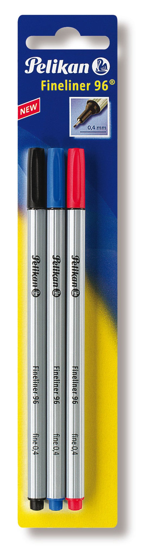 Pelikan Marker Fineliner 96 Colours Surtidos Black/Red/Blue 0.4MM Blister — image 1