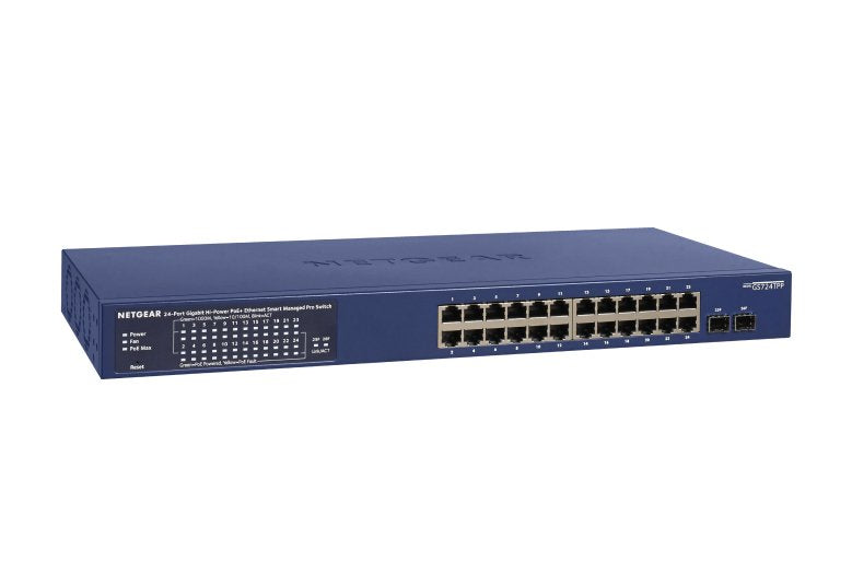 NETGEAR Switch Smart 24 Ports Gigabit Ethernet PoE + With 2 Ports Sfp And Gestión Nube
