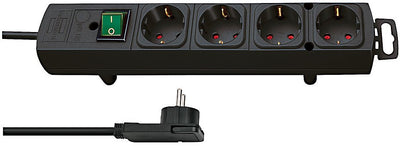 Brennenstuhl 1153100100 Base Múltiple 2M 4 Salidas AC Indoor Black — image 1