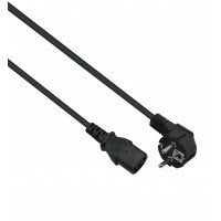 Helos Cable Power Plug Security 90 ° a C13, Black 5,0M