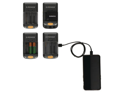2-POWER Battery Universal Charger-retail Retail Boxed With Uk Power Cord UDC5001A-RPUK — image 1