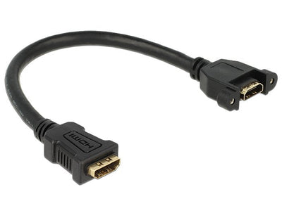 Delock HDMI Cable a Female HDMI a Female Installation 25CM — image 1