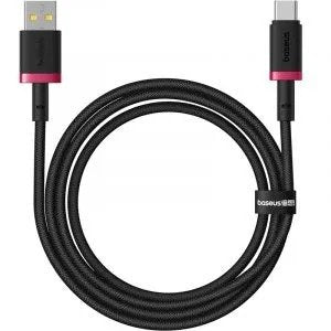 Baseus Dura Cable Charging Fast USB Type a Type-c 60W 1M Black Red — image 1