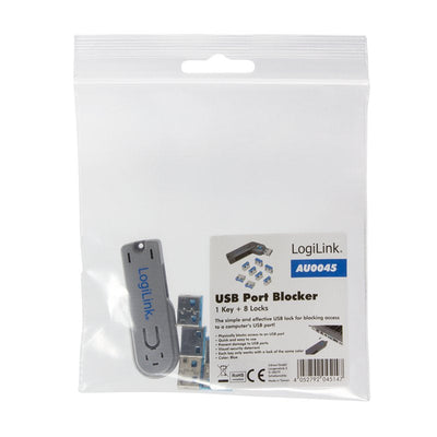 Logilink AU0045 - Bloqueador Ports USB Key + 8 Cerraduras — image 1