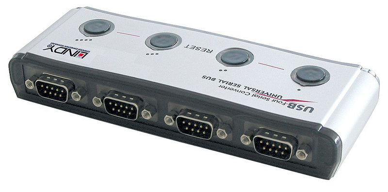 Lindy Convertidor USB Serial 4 Ports