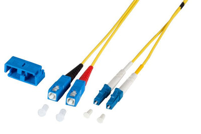 Efb Duplex Network Cable Lc-sc OS2 G652D 0,5M Lszh 2MM Yellow — image 1