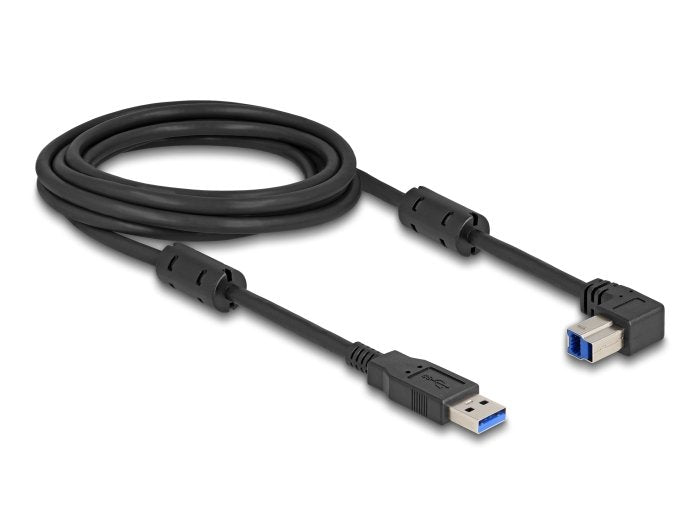 Delock USB 5Gbps Cable Type a Connector Male a Type B Connector Male 90° Abajo Angulado 3M