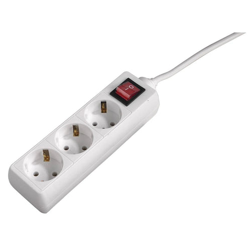 Hama Power Strip Power With 3 Sockets Switch 1,4M Colour White — image 1