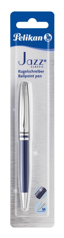 Pelikan Jazz Classic Blue Pen Punta Retractable With Pulsador Medio 1 Pieces — image 1