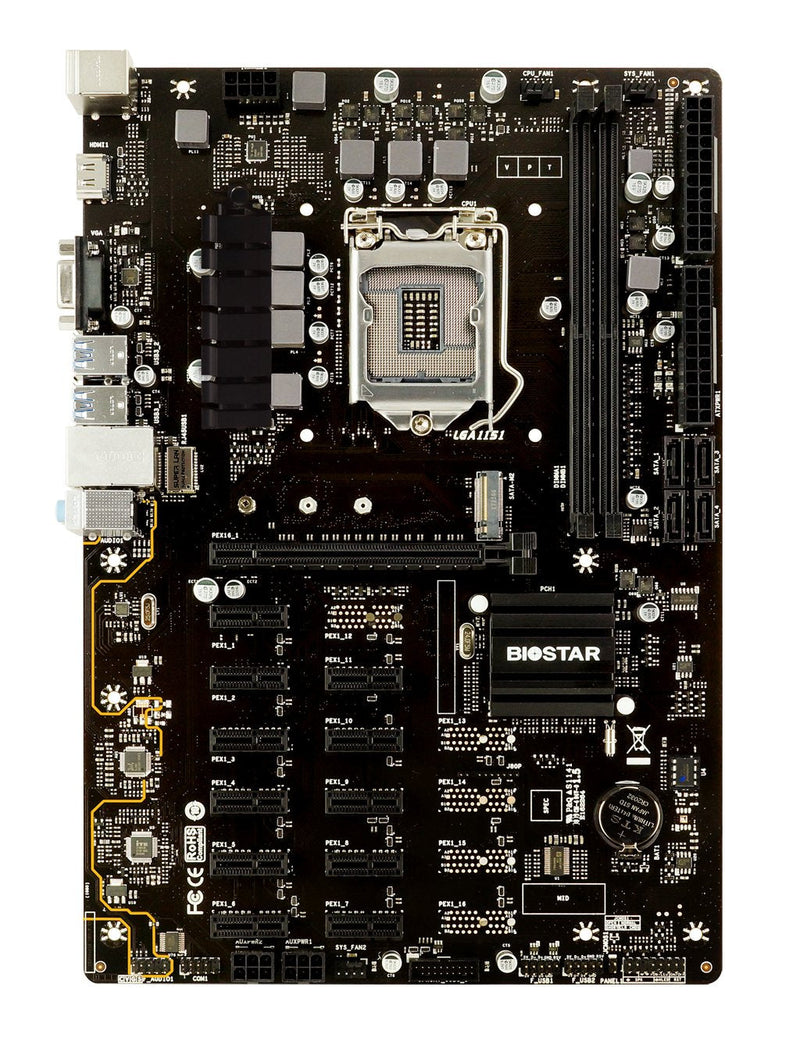Biostar Motherboard Minera TB360-BTC Pro