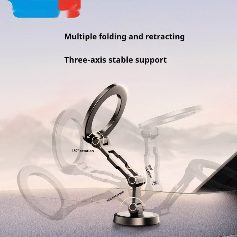 Car Magnetic Foldable Metal On-board Bracket