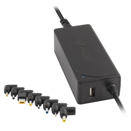 Ngs Charger Laptop W-70W 70W Automatic 9 Connectors Voltaje 18.5-20V 1 USB — image 1