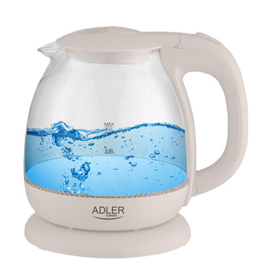 Adler Ad 1283C Tetera Eléctrica 1 L 900W Cream Colour — image 1
