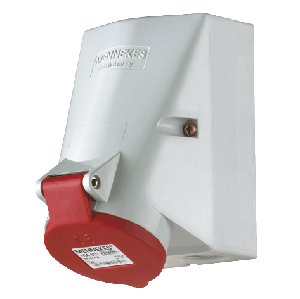 Mennekes 422 Socket Wall Twincontact 32A5P6H400V IP44