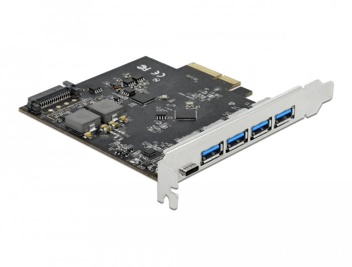 Delock Card Pci Express X4 a 1 X USB Type-c + 4 X USB Typ-a