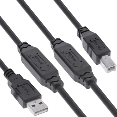 Inline® USB 2.0 Active Cable USB-A Male a Usb-b Male, 25M — image 1