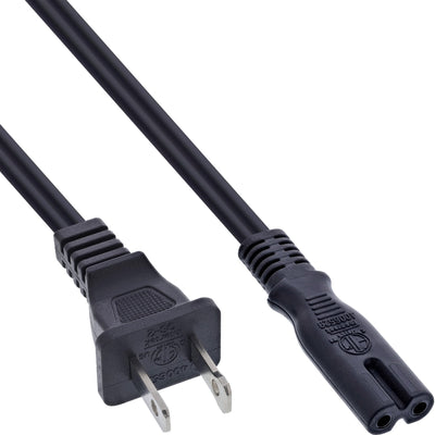 Inline 65PCS. Bulk-pack ® Power Cable Mains Plug Usa a Euro 8 Socket 1.8M — image 1