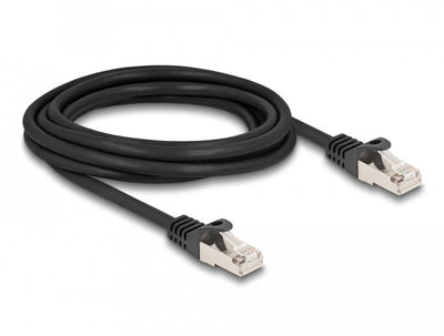Delock 80189 Cable RJ50 Male a RJ50 Male S/FTP 3M Black — image 1