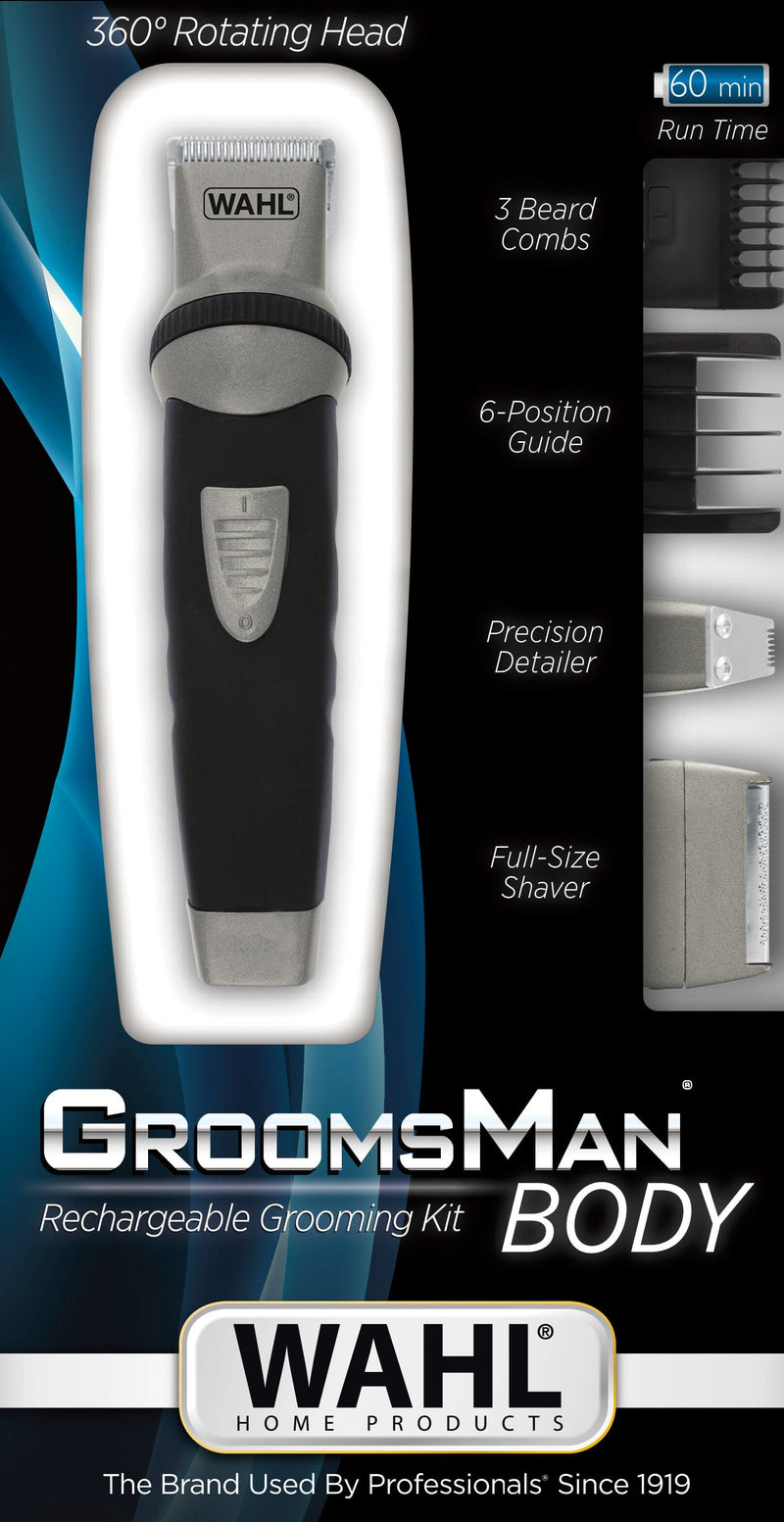 Wahl Cortabarbas Groomsman With Cable With Battery 9 Accesorios