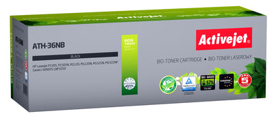 Activejet Bio Toner ATH-36NB Printers HP, Canon, Spare Part HP 36A CB436A, Canon CRG-713 Supremo 2000 Páginas  — image 1