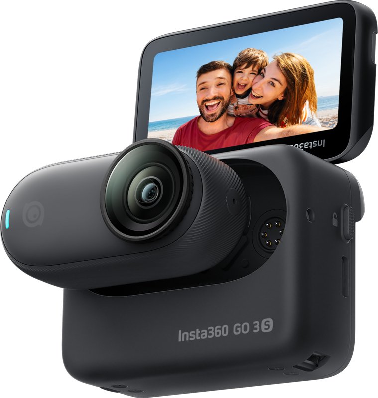 INSTA360 Camera Acción Go 3S Black 4K, 128GB