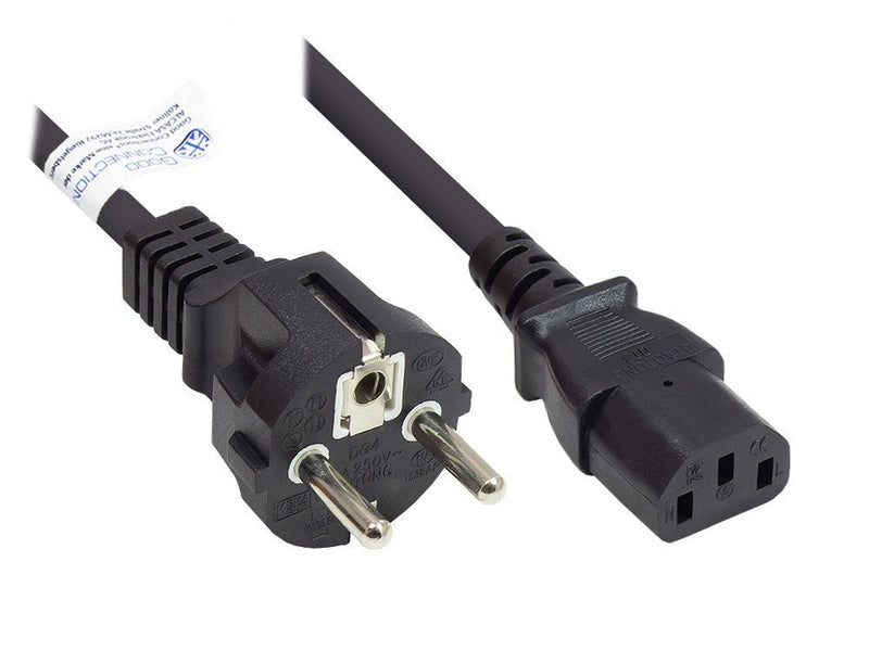 Good Connections Contact Protección-conector Male An C13 Black 1,5M