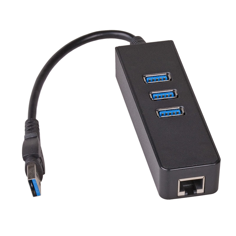 Akyga Hub USB 3.0 And Network Card AK-AD-32 3 X USB / RJ45 10/100/1000 15CM
