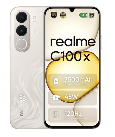 Realme Smartphone C100X 4GB/256GB Gold — image 1