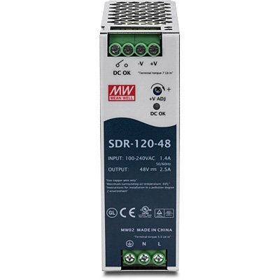 Trendnet Suministro Carril Din 48V 120W TI-PG541