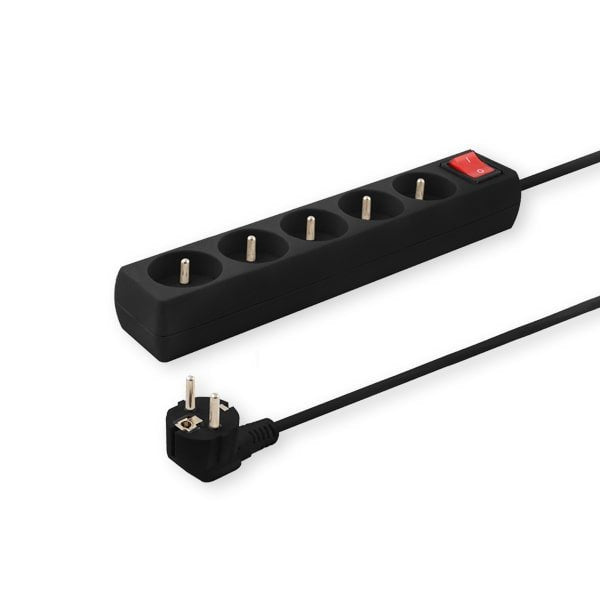 Savio Power Strip 5 Plugs 5M Black LZ-03