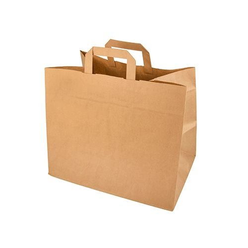 Papstar Papel-tragetaschen Brown