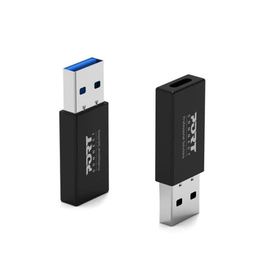 Port Adapter USB-C a USB-A 2ER Pack Convertidor Black — image 1