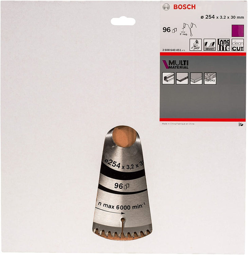 Bosch Hoja Saw Circular, Multimaterial, 254MM 2608640451