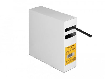 Delock Box Of Tubos Termorretráctiles, With Adhesive Indoor Relación Contracción 3:1, 5M X 4,8MM Black — image 1