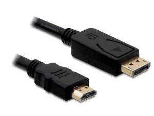 Delock Cable DisplayPort HDMI M/M 2M — image 1