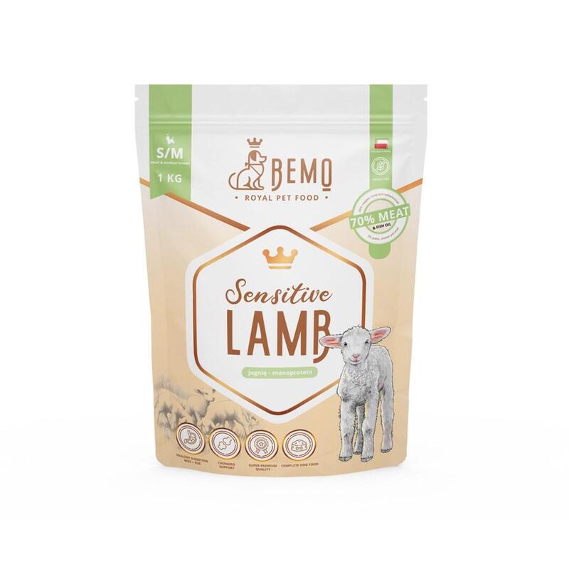 Bemo Comida Mascotas Sucha Sensitive Lamb - Cordero Small/Medium 1KG
