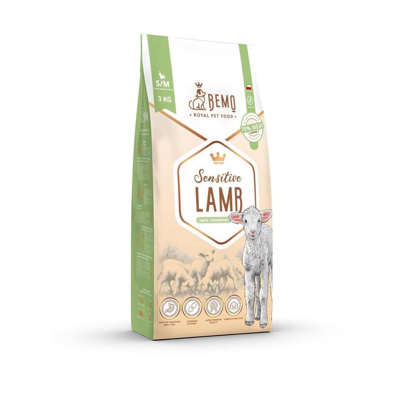 Bemo Comida Mascotas Sucha Sensitive Lamb - Cordero Small/Medium 3KG